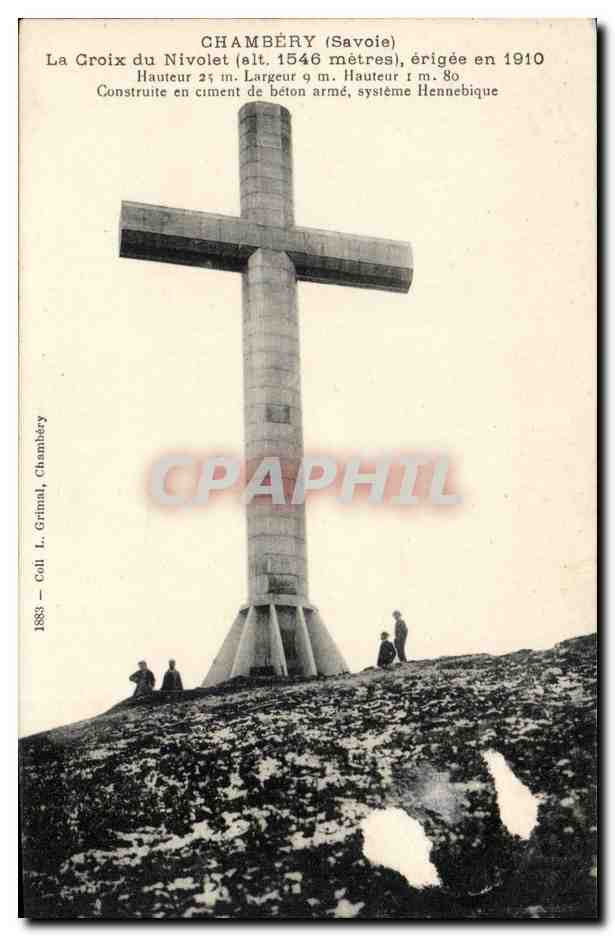 Chambery - Le Croix de Nivolet alt 1546 m - CPA 