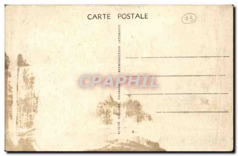 Les Alpes de Savoie - Massif de la Vanoise - Le lac des Vaches et la Grande Casse alt 3861 - CPA  — Rückseite