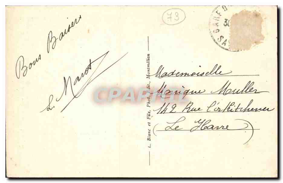 Croix du Nivolet — Savoie Tourisme — L. Blanc et Fils, Montmélian — Reverso