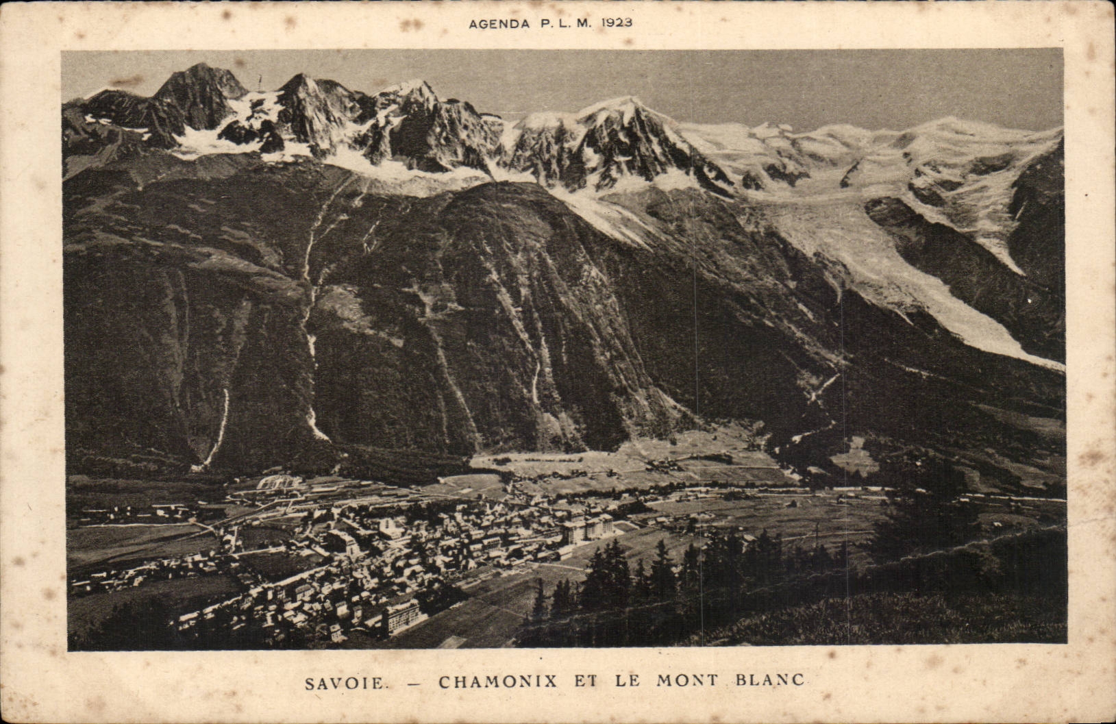 Chamonix et le Mont Blanc CPA 