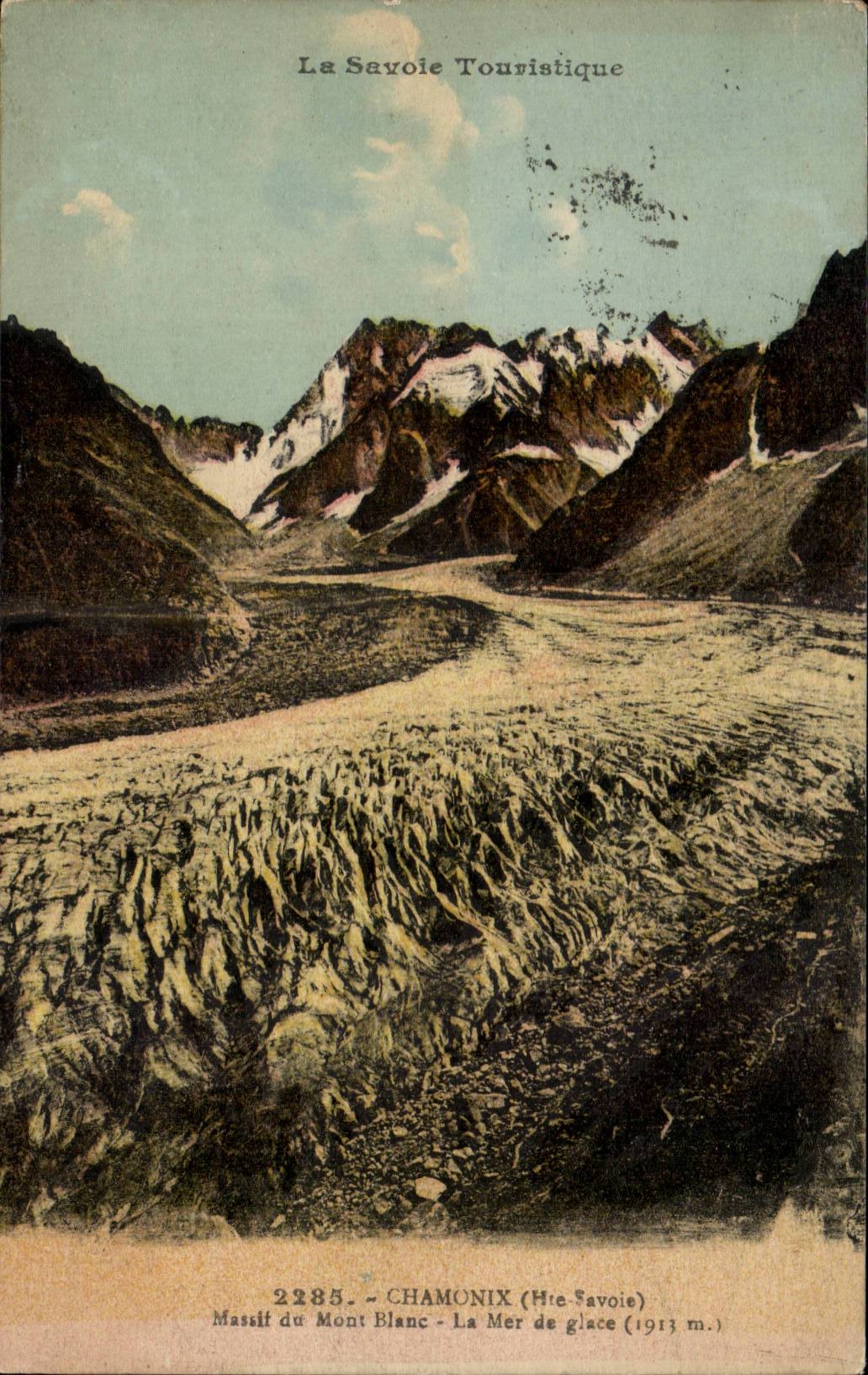 Chamonix - Massif du Mont Blanc - La Mer de Glace CPA 