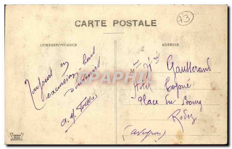 Aix les Bains - Environs - La Chambotte et le Lac de Bourget - CPA  — Rückseite