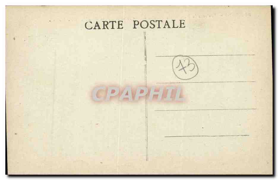 Bramans - Environs de Planais - aiguilles de Savine et la Pointe d'Ambin - CPA  — Rückseite