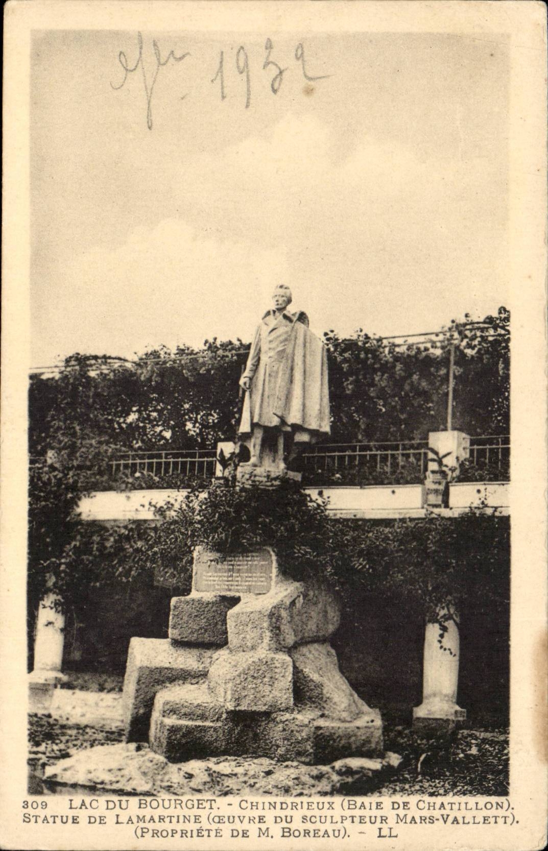 Aix les Bains - Lac du Bourge - Chindrieux CPA 