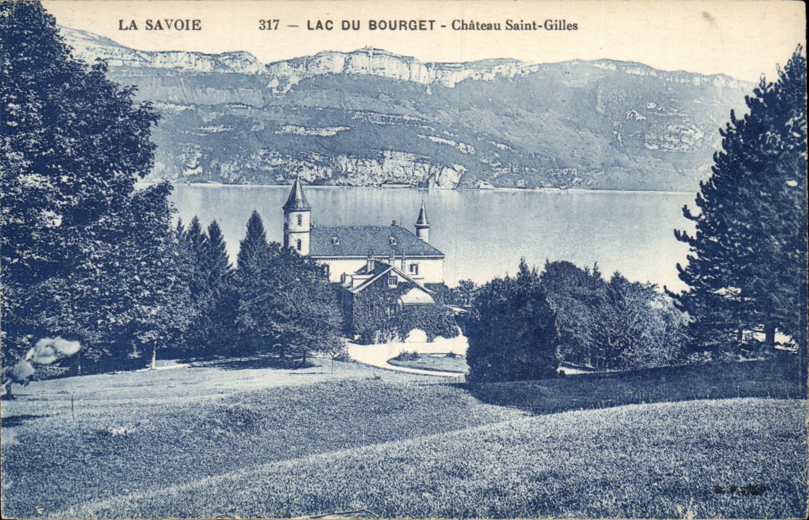 lac du Bpouget - Chateau Sainr Gilles - CPA 