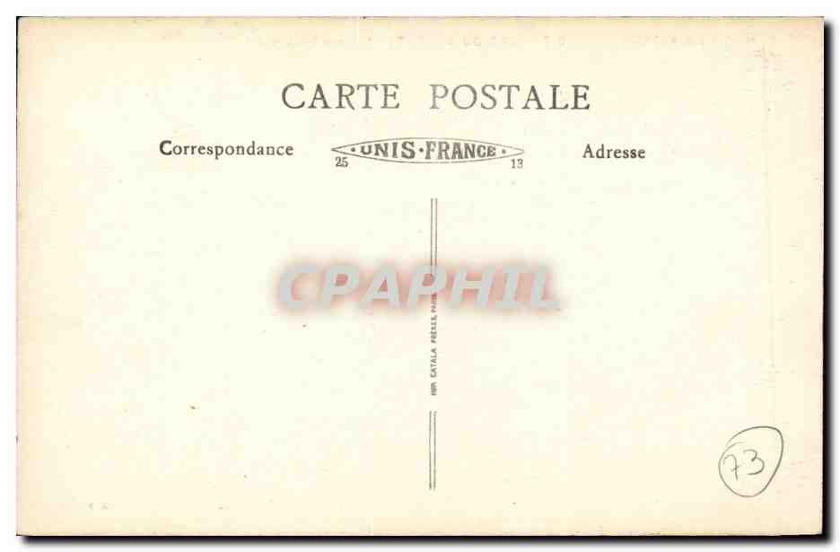 lac du Bpouget - Chateau Sainr Gilles - CPA  — Rückseite