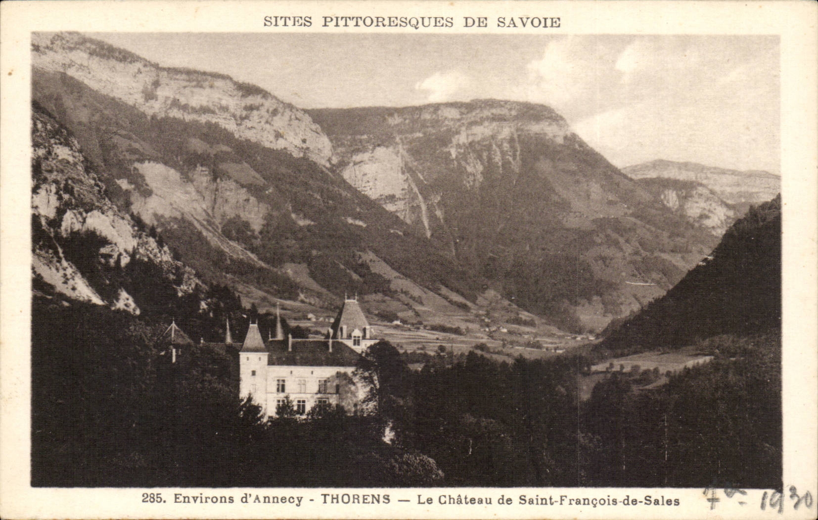 CPA Environs d'Annecy Le chateau de Saint Francois de Sales Thorens