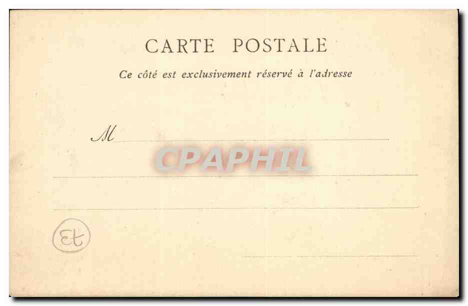 CPA Aix les Bains Les Bords du Tillet — Verso