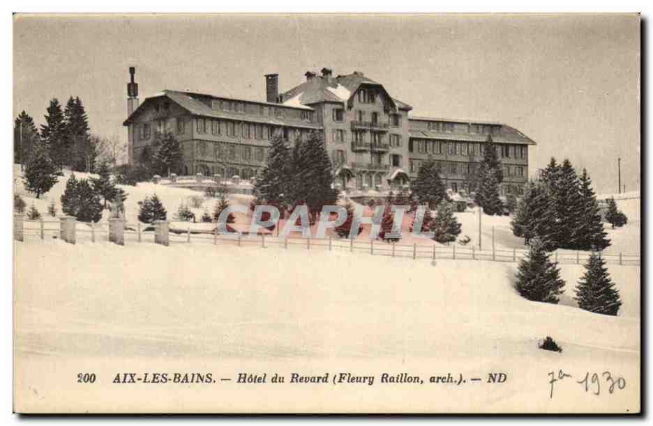 CPA Aix les Bains Hotel du Revard (Fleury Raillon)