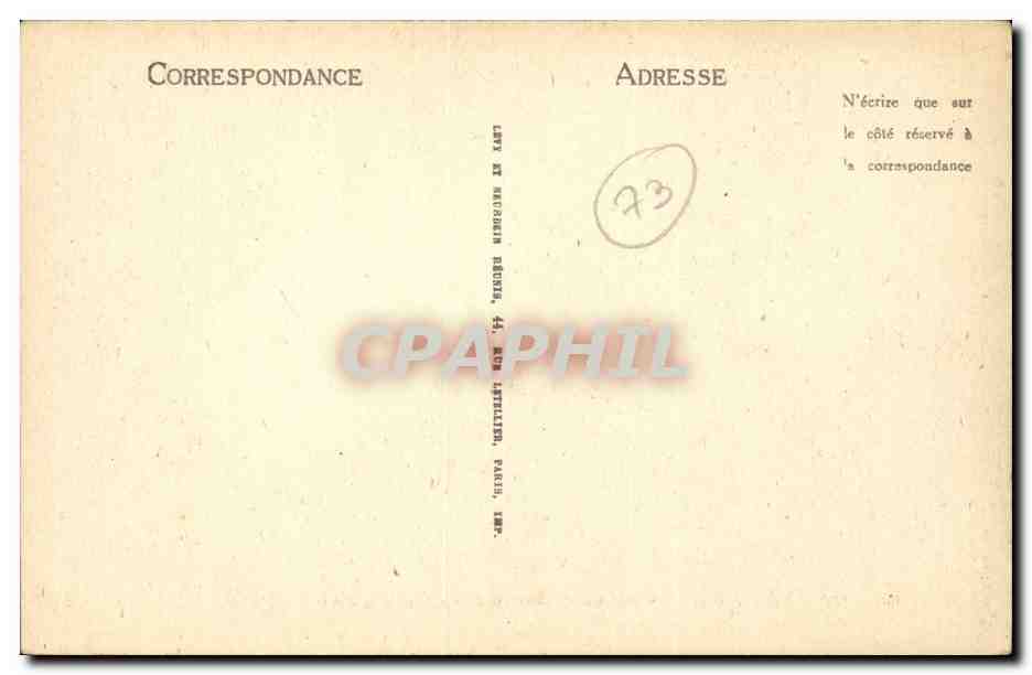 CPA Aix les Bains Hotel du Revard (Fleury Raillon) — Rückseite