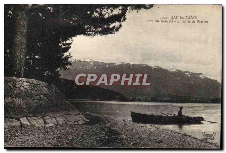 CPA Aix les Bains Lac du Bourget La baie de Gresine