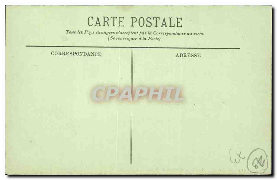 CPA Aix les Bains Chateau de la Roche du roi — Rückseite