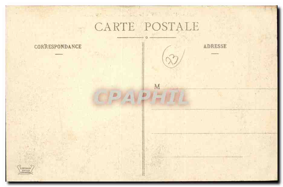 CPA Chambery Le chateau La cour d'honneur — Rückseite