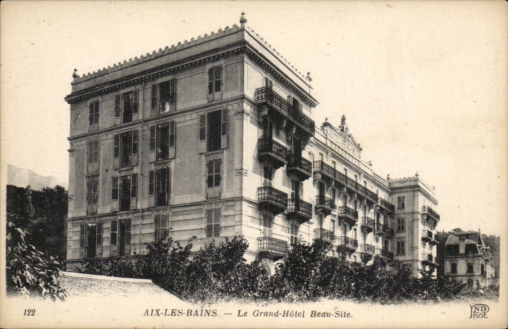 CPA Aix les Bains Le grand hotel Beau site