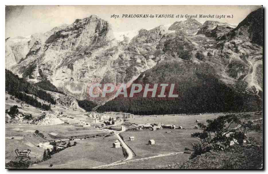 CPA Pralognan les Bains et le grand Marchet