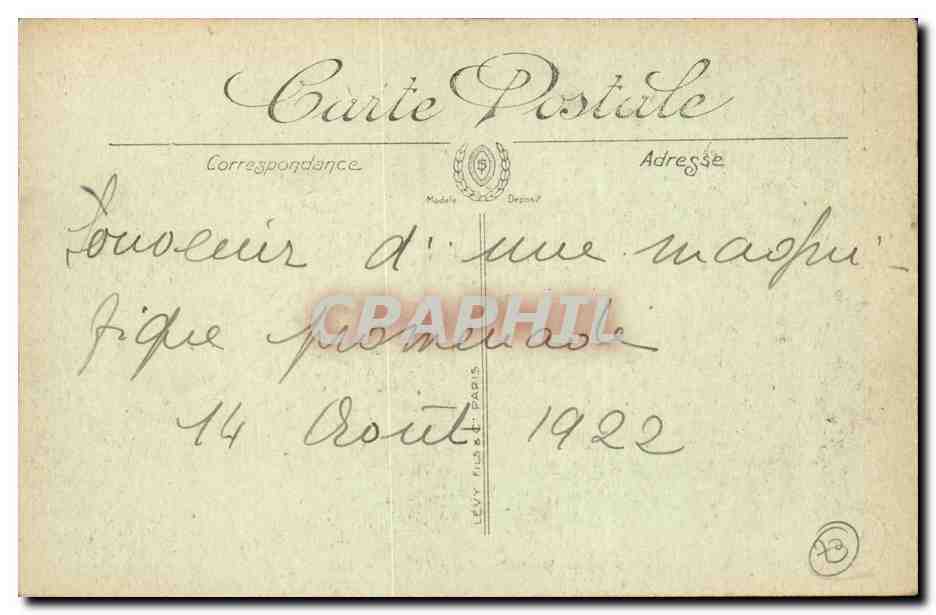 CPA Chambery Vue generale Monts Nivolet et penay — Rückseite