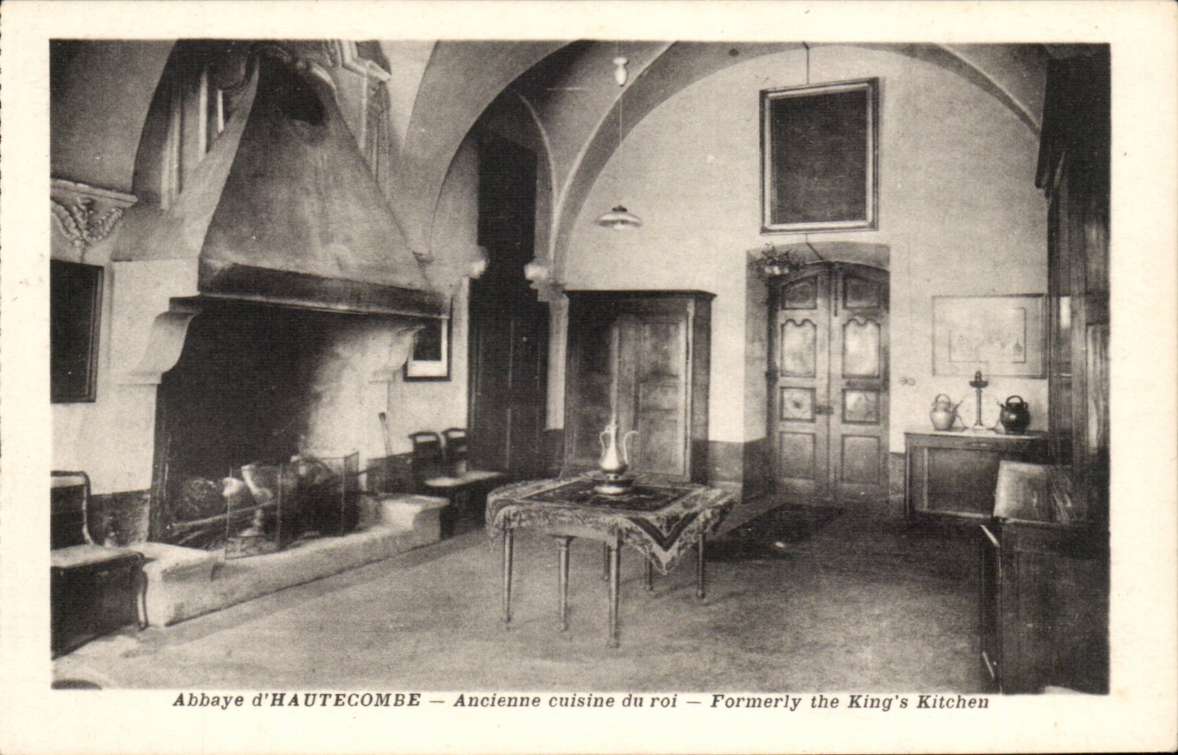 CPA Abbaye d'Hautecombe Ancienne cuisine du roi 