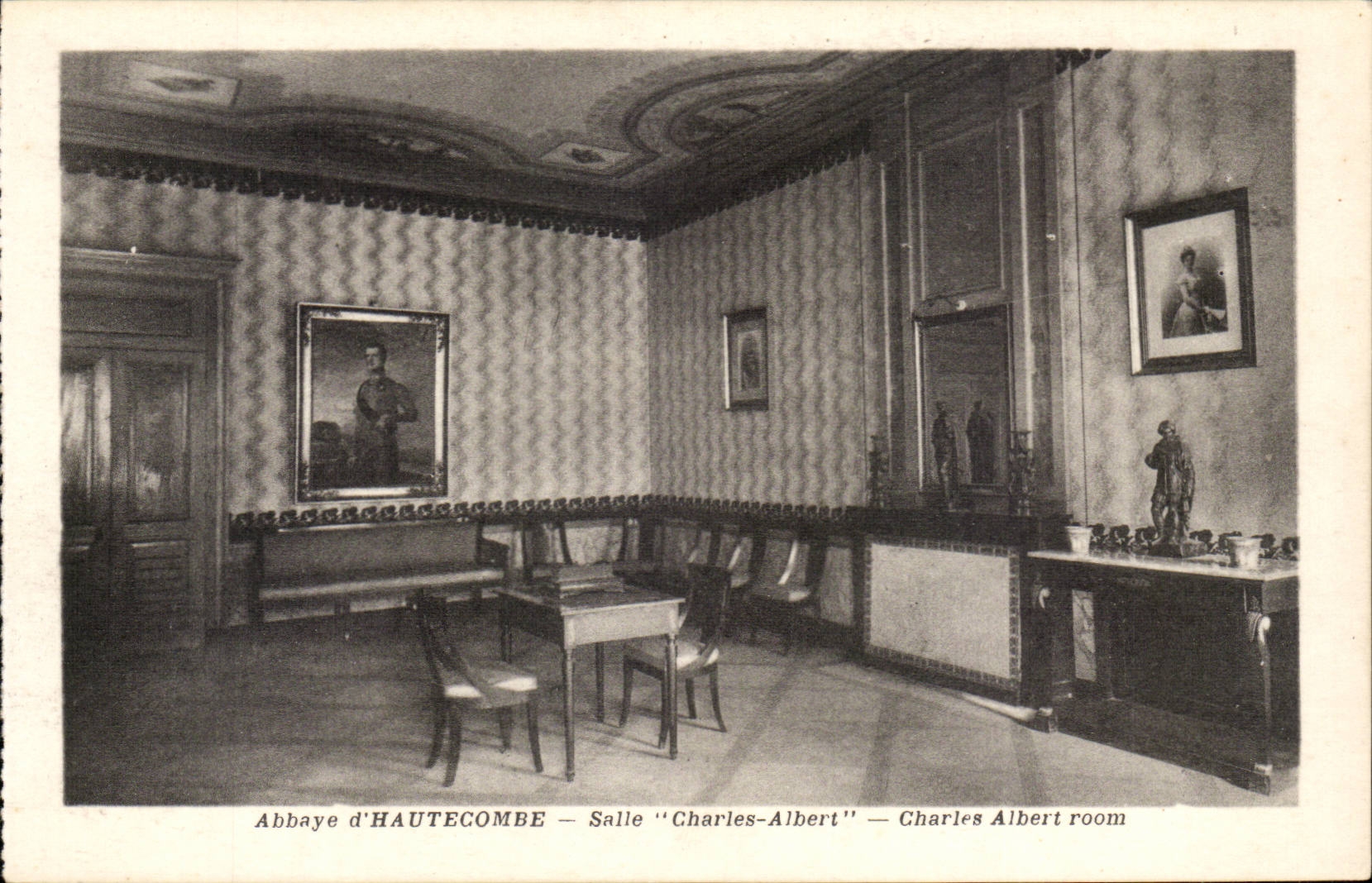 CPA Abbaye d'Hautecombe SAlle Charles Albert 