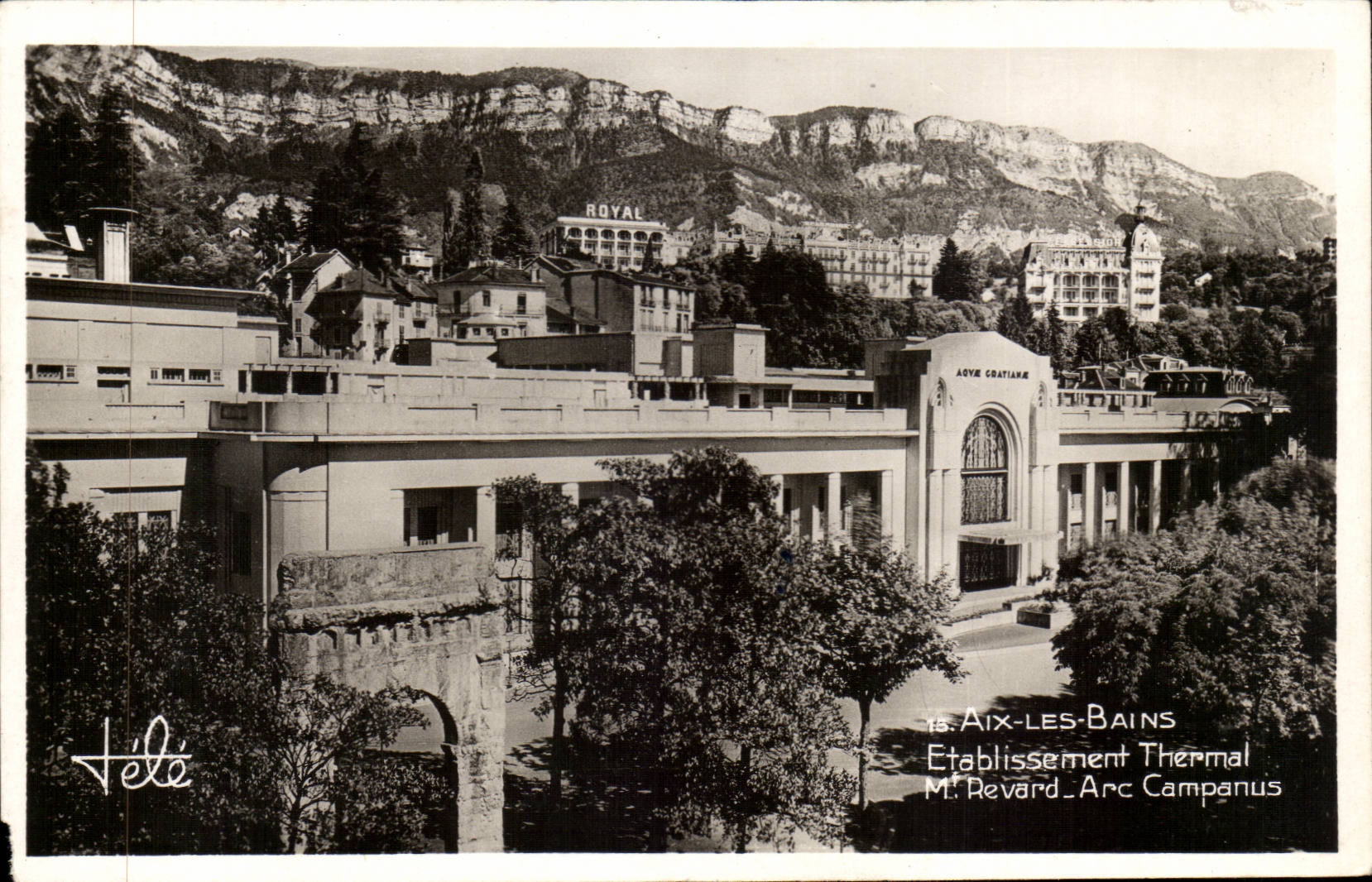 CPA Aix les Bains Etablissement thermal MT Revard Arc Campanus