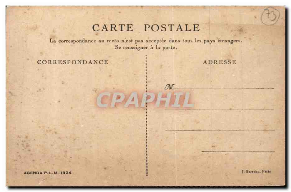 CPA DAuphine Vallee du Veneon le plan du lac — Verso