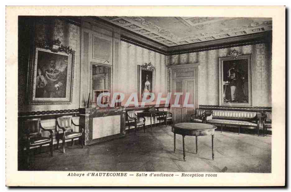 CPA Abbaye d'Hautecombe Salle d'audience Reception room