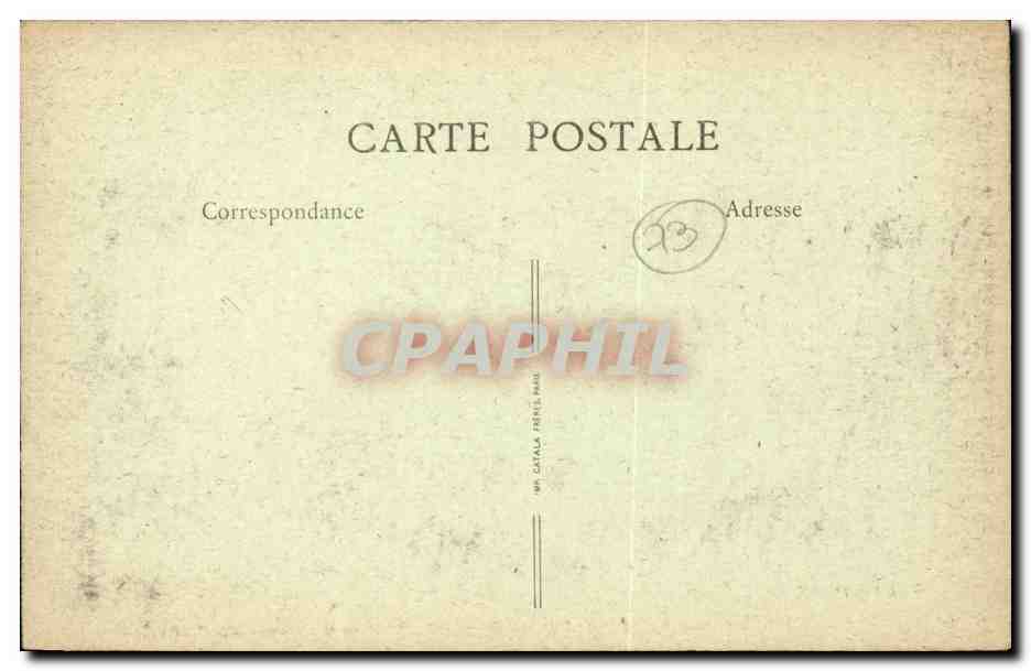 CPA Aix les Bains Entree des jardins du Grand Cercle — Rückseite