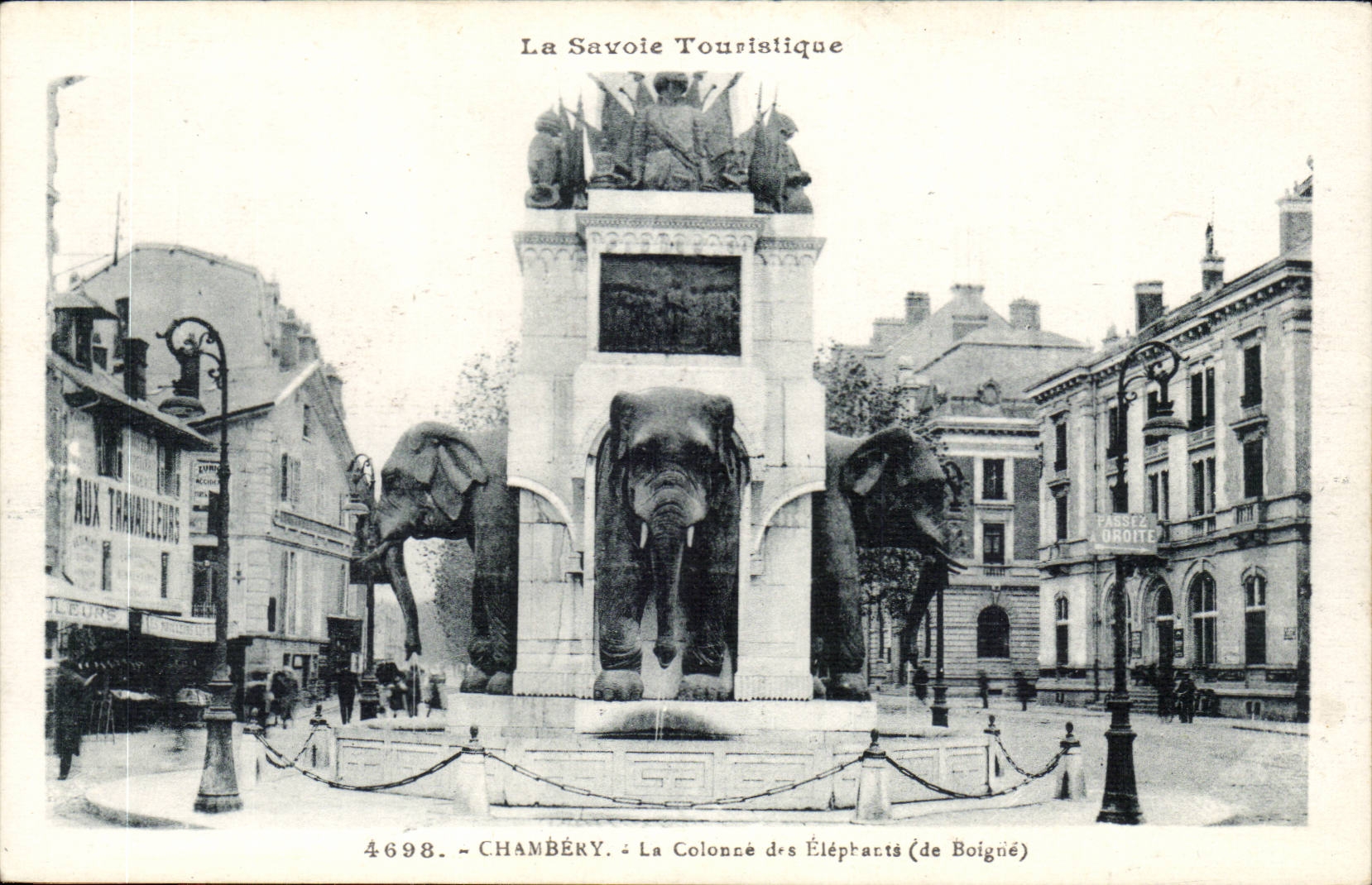CPA Chambery La colonne des Elephants