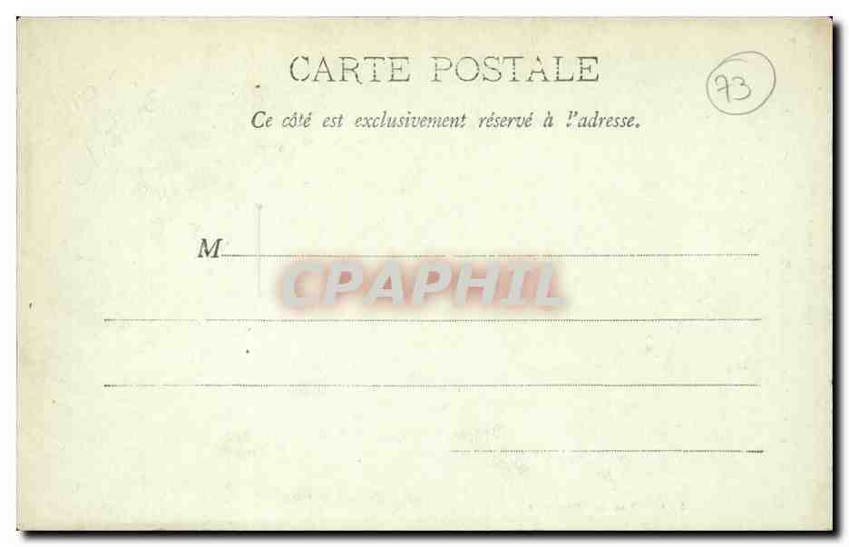 CPA Savoie Lac du Bourget — Rückseite