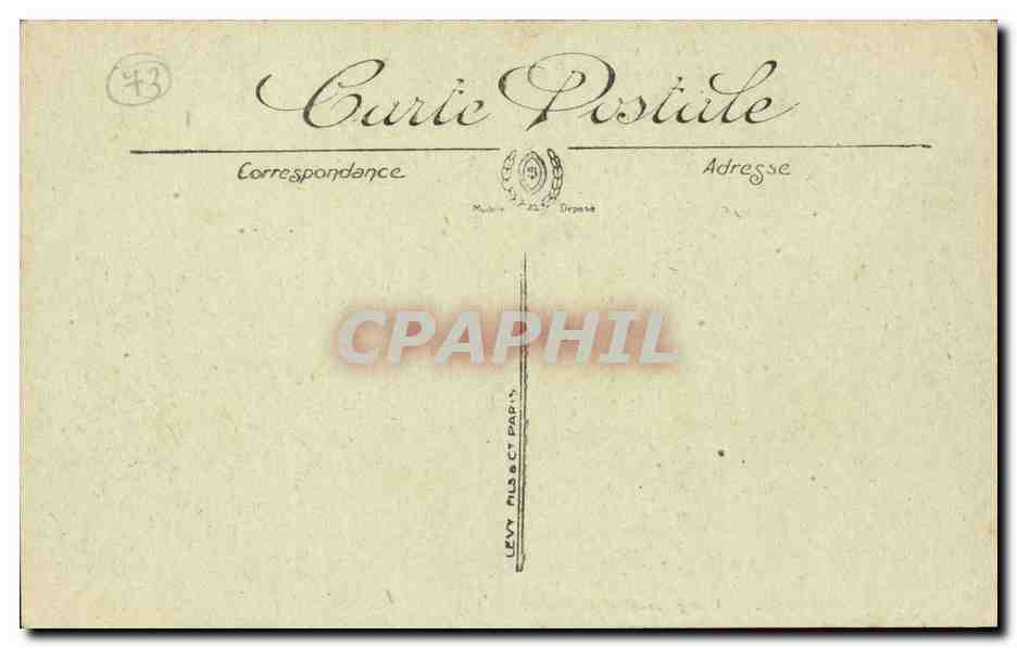 CPA Chambery Vue generale et le Nivolet — Rückseite