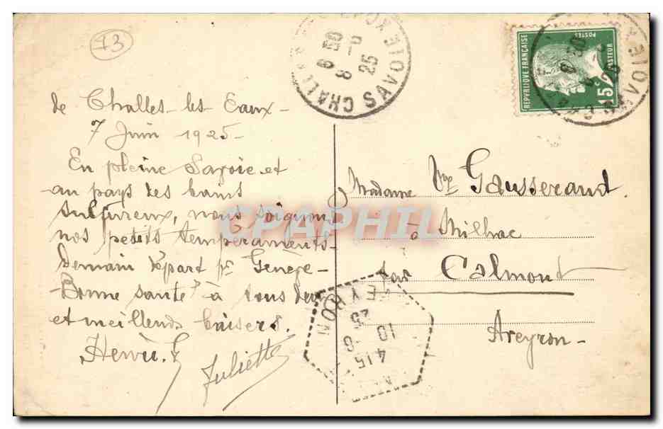 CPA Chambery Eglise Notre Dame le maitre autel — Rückseite