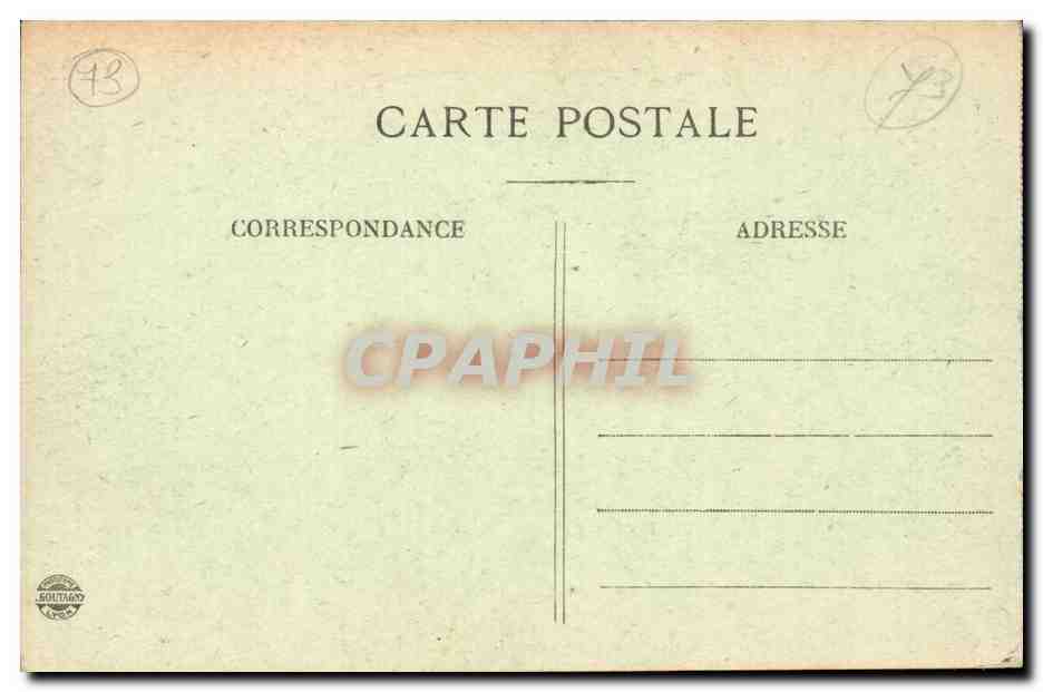 CPA Aix les Bains Grand cercle Salle des concerts — Verso