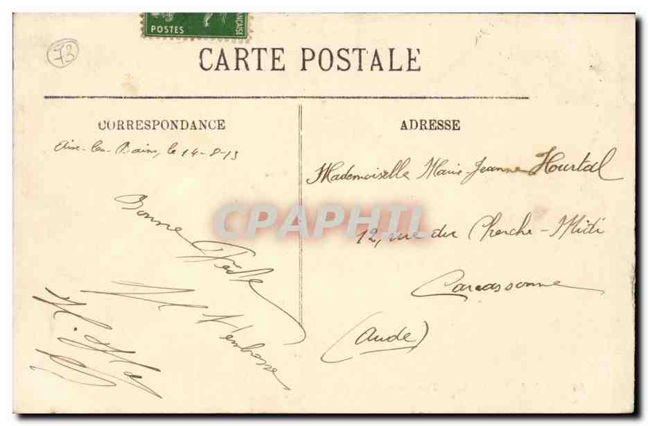 CPA Aix les Bains Vue generale — Rückseite