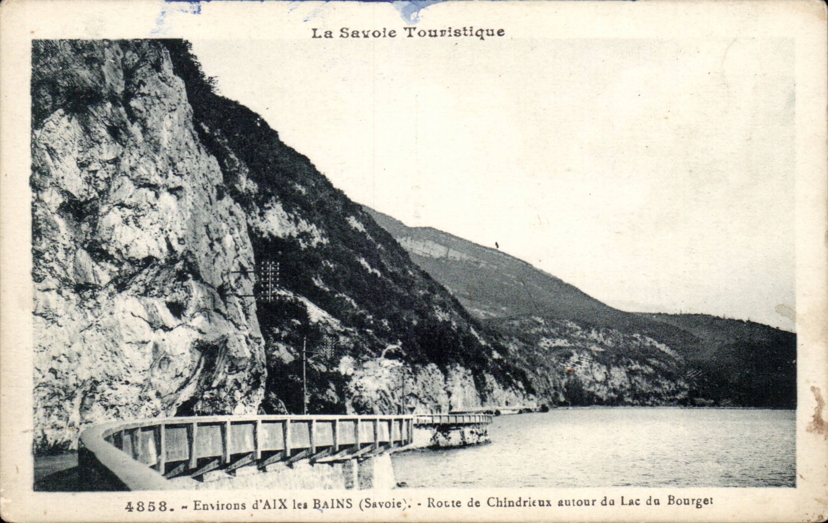 CPA Environs d'Aix les Bains Route de Chindrieux atour du lac du Bourget