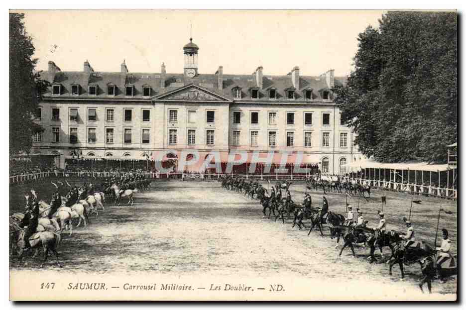Saumur CPA CArrousel militaire Les Doubler (cheval hippisme)