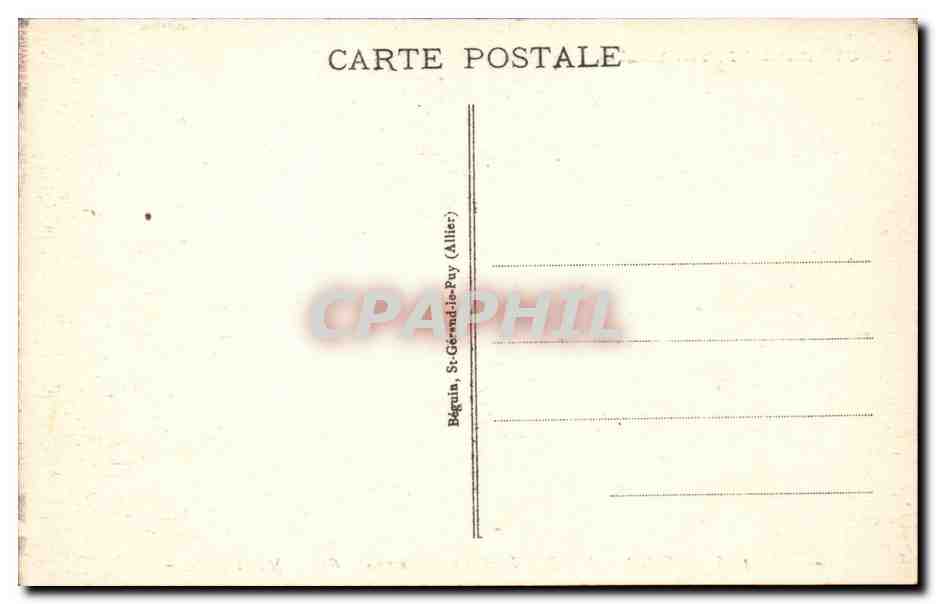 Mont Dore - Etablissemnt Thermal - Galerie Michel Bertrand - CPA  — Verso