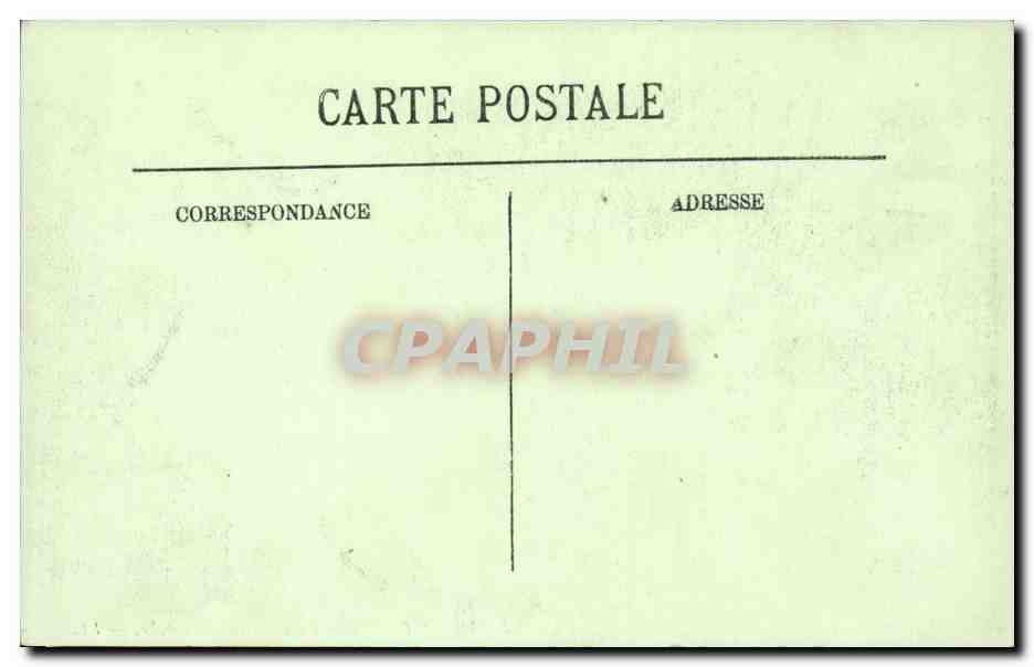 Mont Dore - La Poste et la Fourche - CPA  — Rückseite