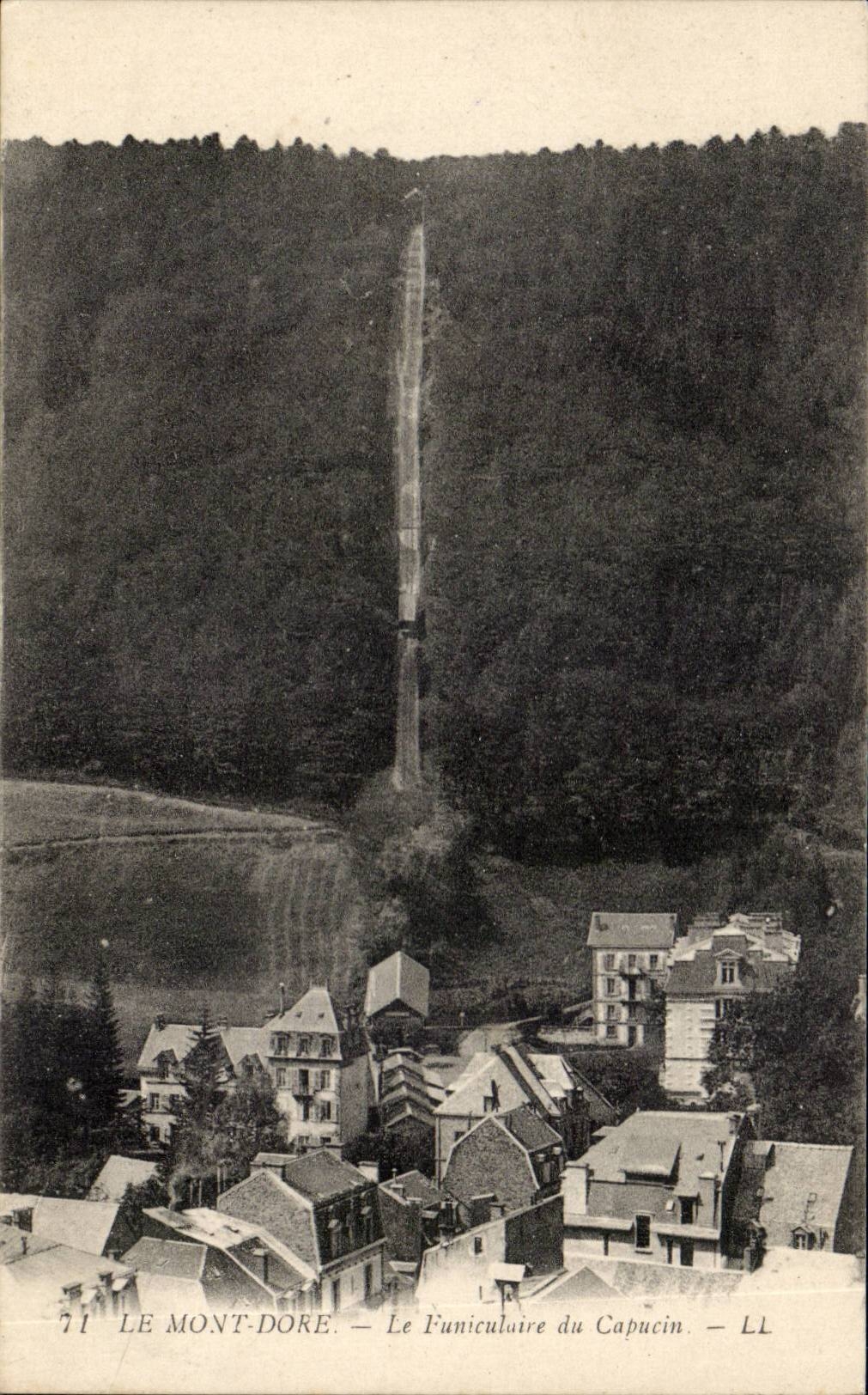Mont Dore - Le Funiculaire de Capucin - CPA 