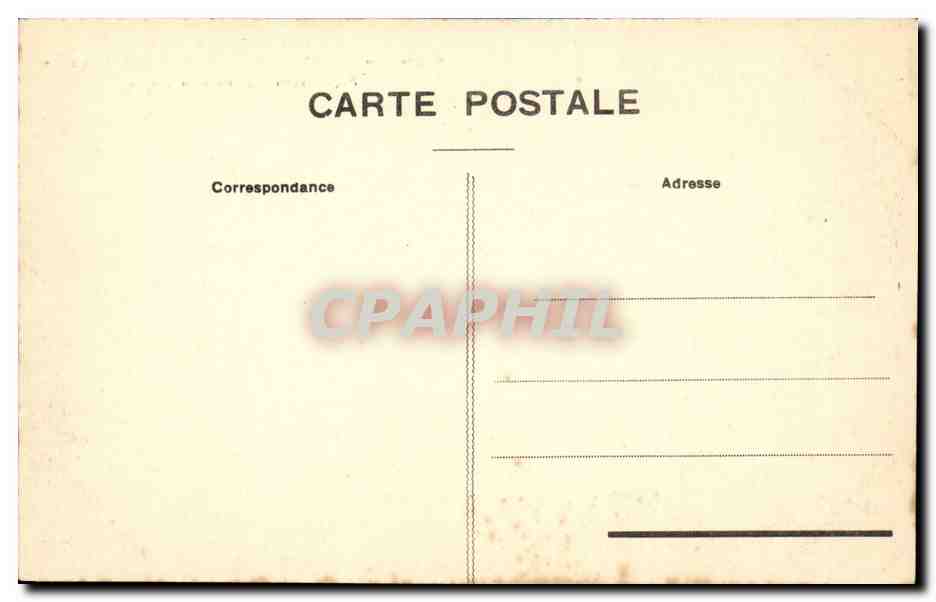 CPA Le Mont Dore Hotel Sarciron Facade sur l'esplanade du casino — Verso
