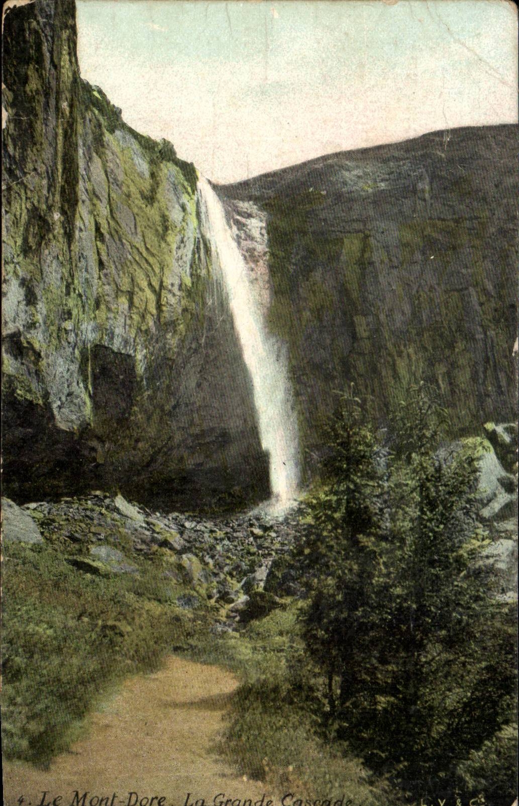 CPA Mont Dore La grande cascade