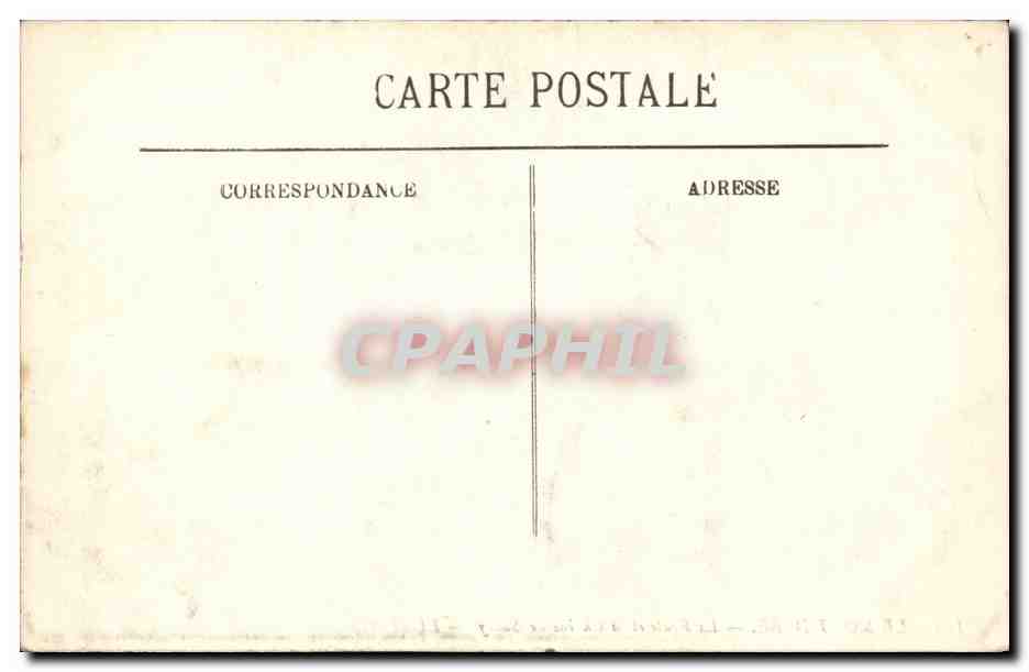 CPA Le Mont Dore la route et la chaine de sancy — Verso