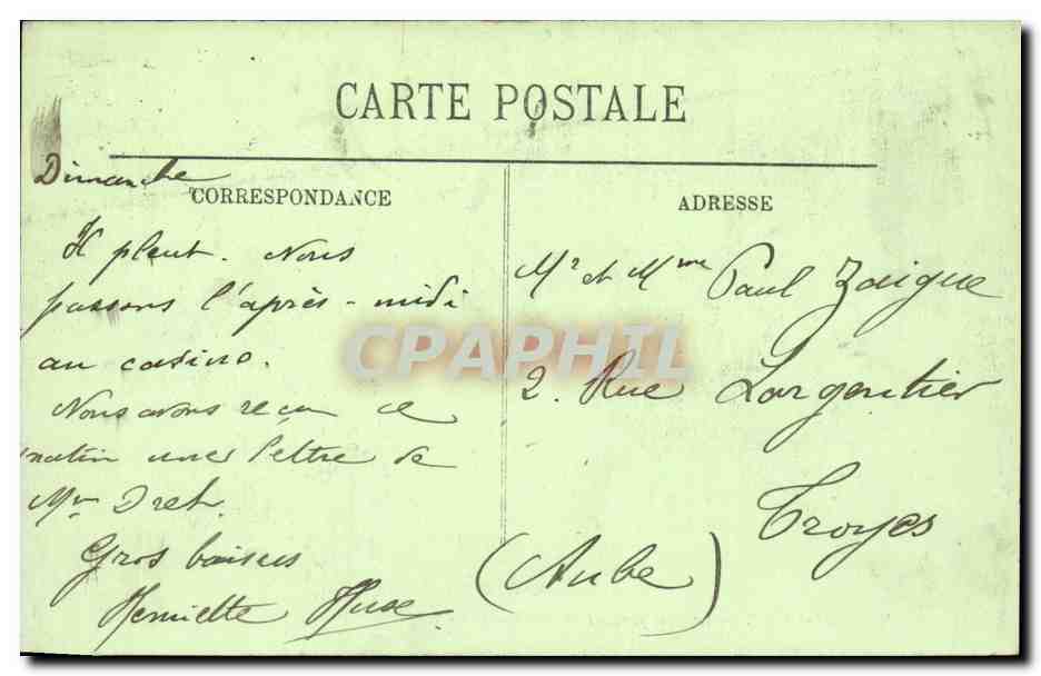 LE MONT-DORÉ — Le Parc pendant la Musique — LL. — N° 35 — Verso