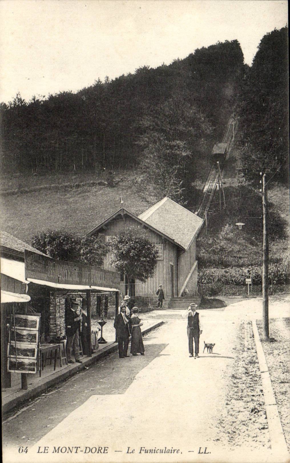 CPA Auvergne Mont Dore Le funiculaire du Capucin