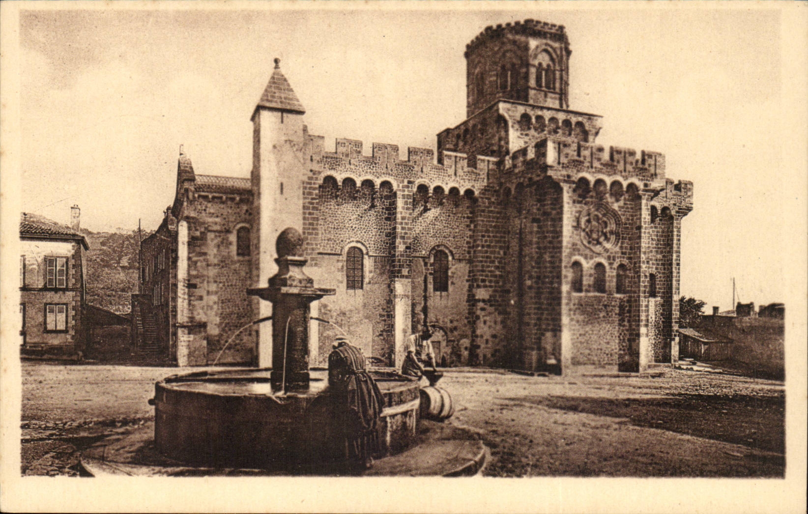 Royat — View of the Church — Imp. Levé et Neudéen, Paris