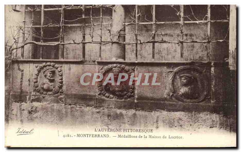 Montferrand — Médailles de la Maison de Lucrèce — Idéal, n° 4181