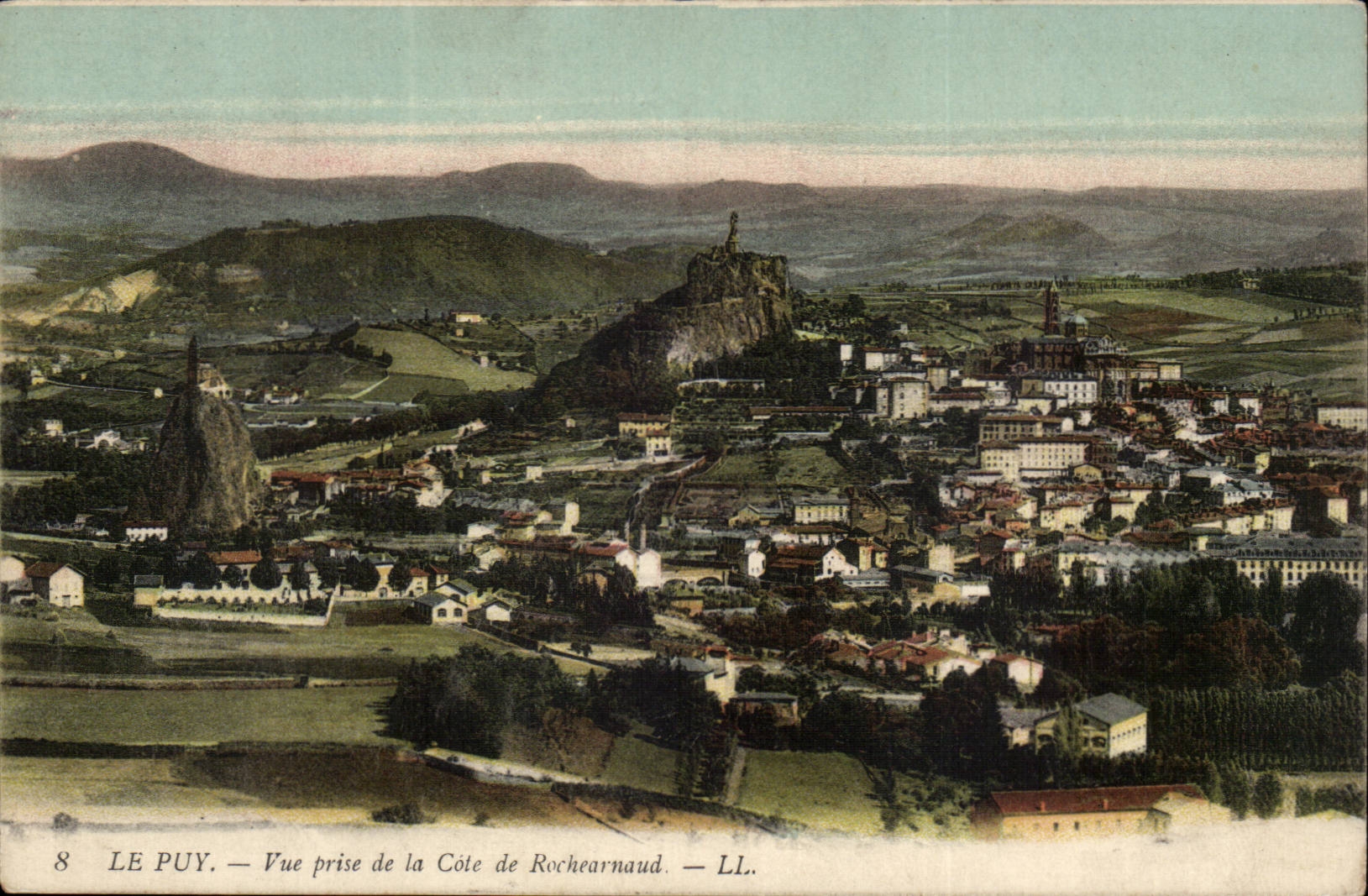Le Puy — Vue prise de la Côte de Rocheaurnaud — LL.