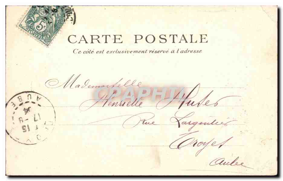 CPA Royat Cascade de la Tiretaine Pres de la grotte des laveuses — Rückseite