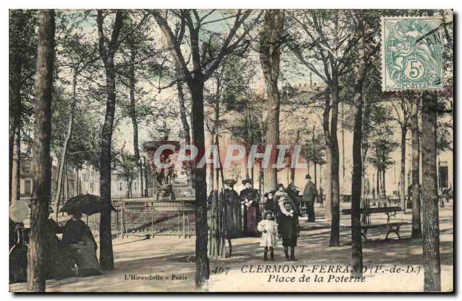 CPA Clermont Ferrand Place de la poterne