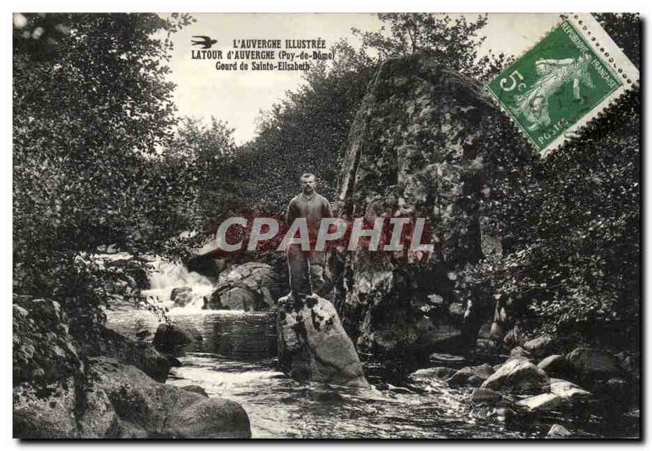 CPA Latour d'Auvergne Gourd de Sainte Elisabeth