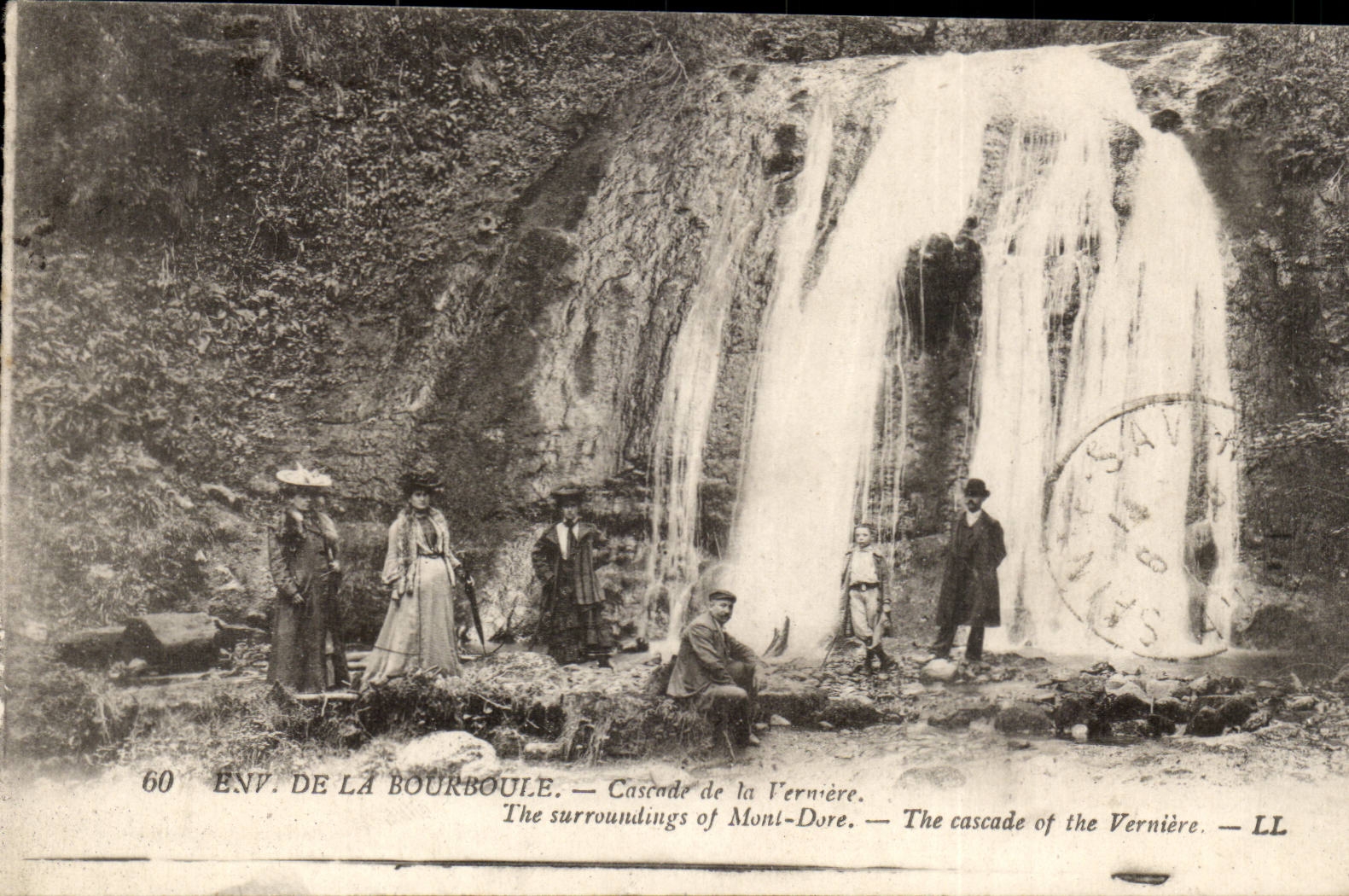 CPA Environs de La Bourboule Cascade de la Verniere