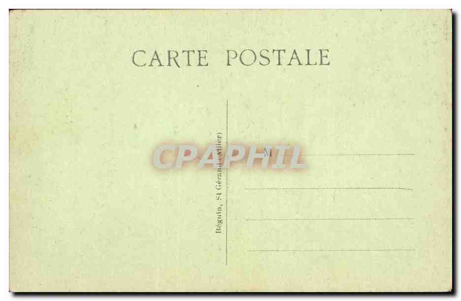 Orcival — La Chiesa romana, lato dell'Abside — Ideale, n° 4543 — Verso